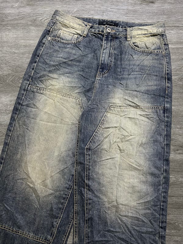 ‷Go Jeans‴ y2k baggy double knee, foto 4