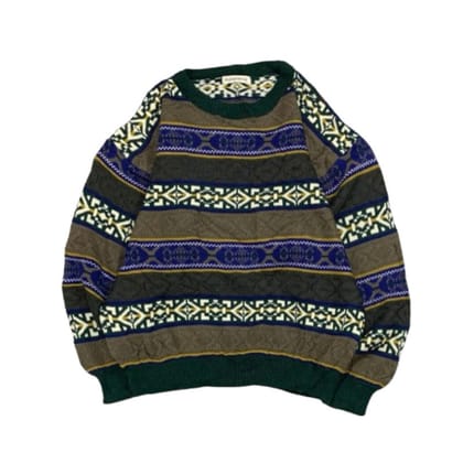 Vintage Knit 3D Pattern “KABORSA”