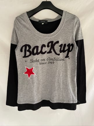 Japanese double layer crash long sleeve
