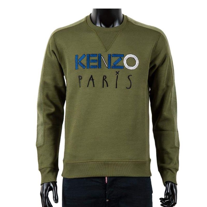 Kenzo Luxury Sweatshirt Pria green, foto 4