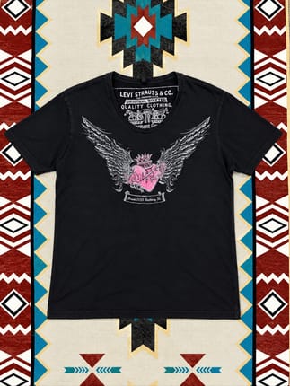 Vintage Levi’s Strauss & Co. San Francisco Black Graphic T-S