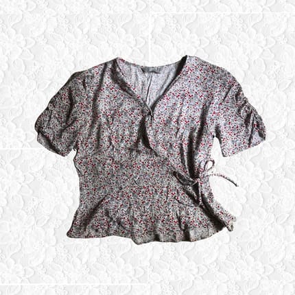 floral blouse