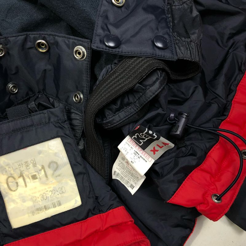 Kappa Gorpcore Avant Garde Puffer jacket Pria red black, foto 6