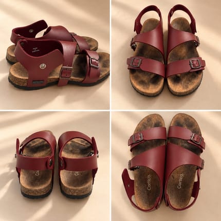 Sandal cortica juri maroon