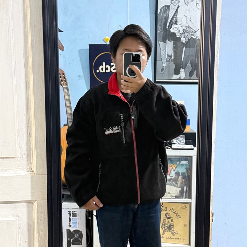 Vintage first down fleece jacket, foto 8