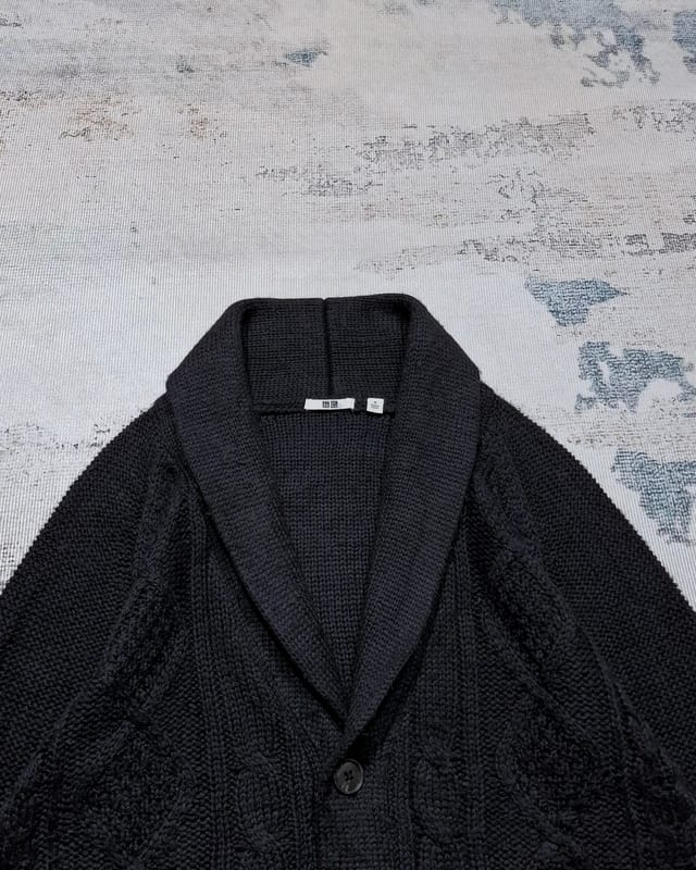 Cardigan Collar Cable Uniqlo, foto 5