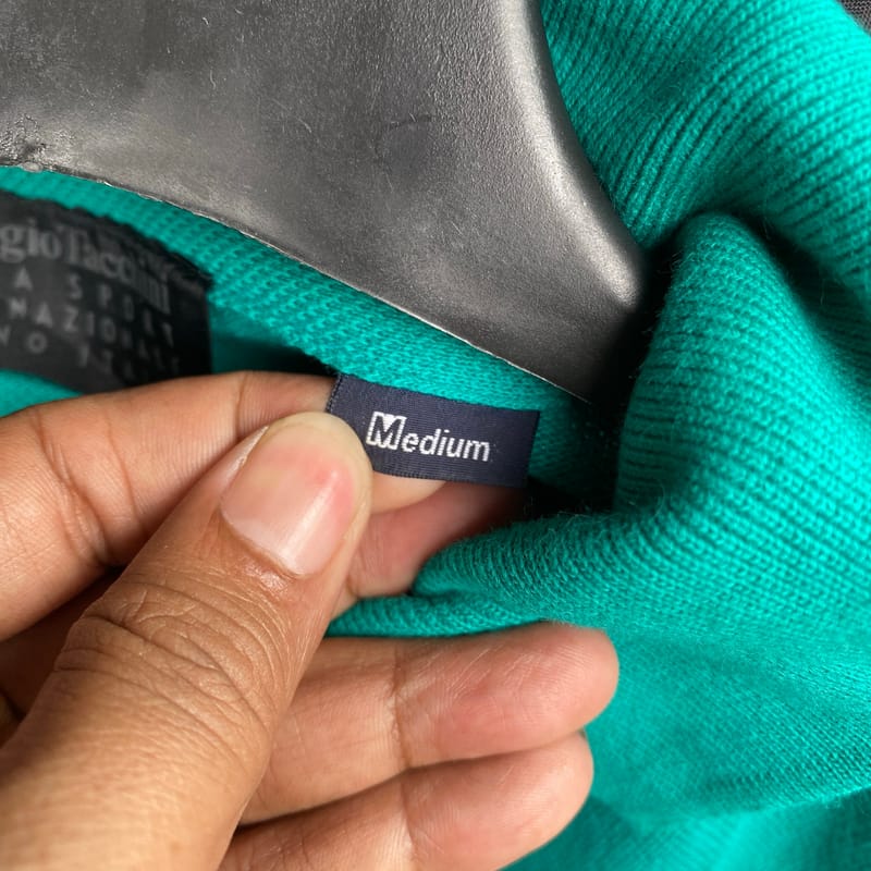 Sergio tacchini green polo shirt boxy, foto 4