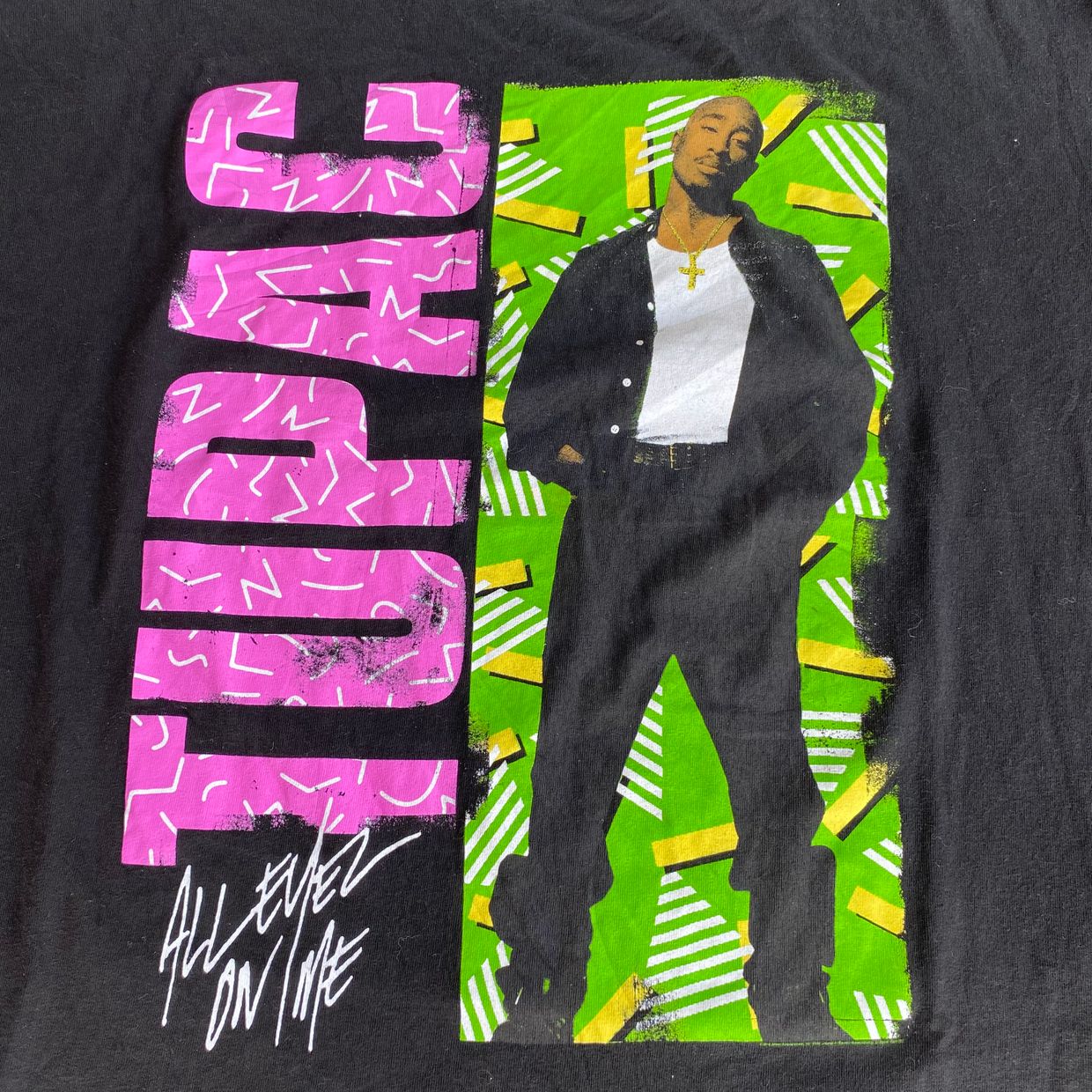 Kaos Tupac Second Kondisi Mulus Warna, foto 2