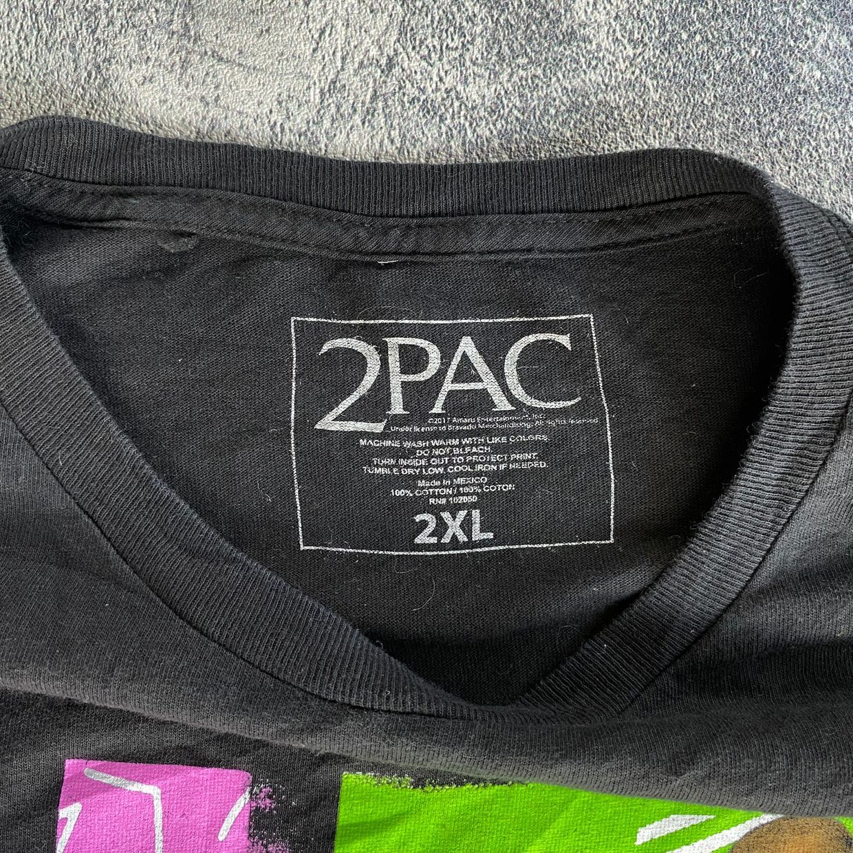 Kaos Tupac Second Kondisi Mulus Warna, foto 3