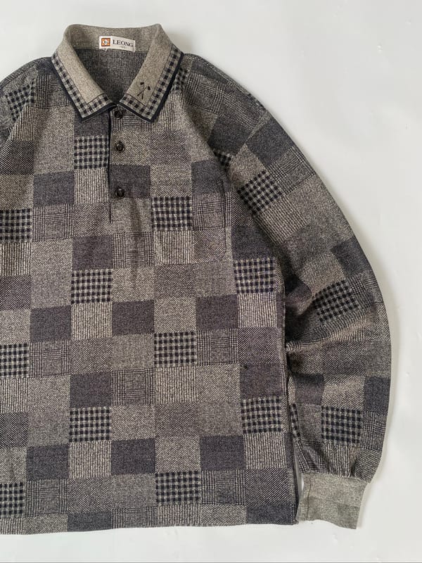 Halfbutton Plaid Vintage AH38, foto 7