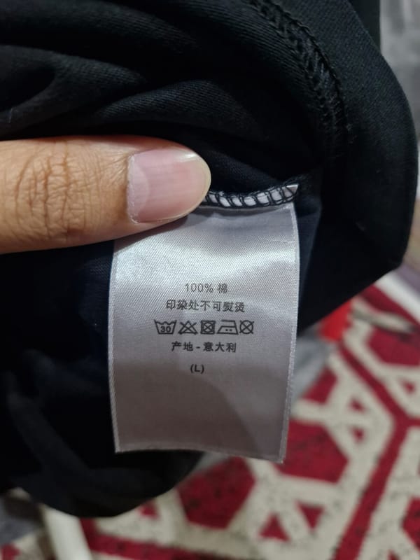 Christian dior 1947 kaos tee, foto 4