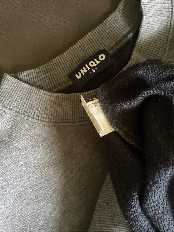 Uniglo Sweater Crewneck Gray Boxy, foto 2