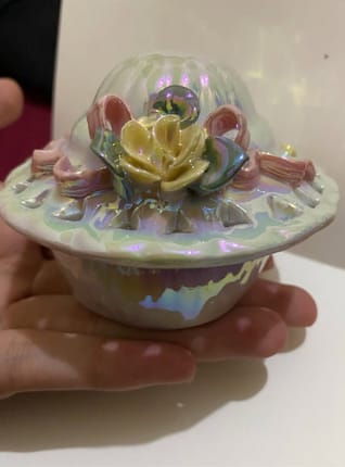dreamy ring & earing holder ceramic