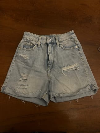 H&M Ripped Denim Shorts