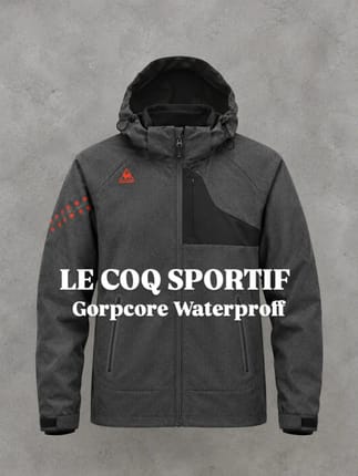 JAKET LE COQ SPORTIF WATERPROFF MODEL GORPCOR ART BORDIR