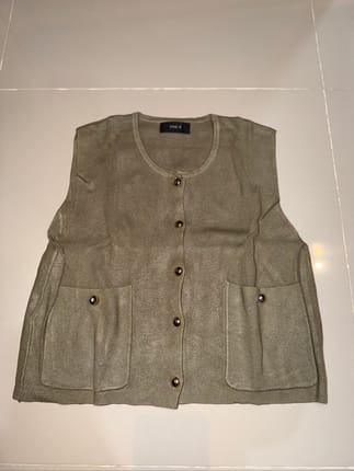rompi rajut wanita (knit vest)