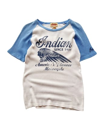 INDIAN Motorcycle Fitted Waffle Tee