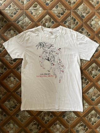 T-Shirt White art Vintage