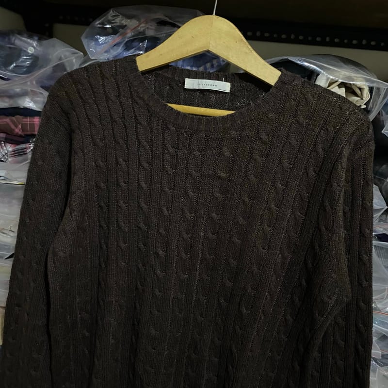 Billybrown Kr Cable Knit Brown Size 67x50, foto 3