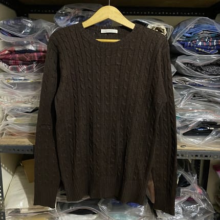 Billybrown Kr Cable Knit Brown Size 67x50