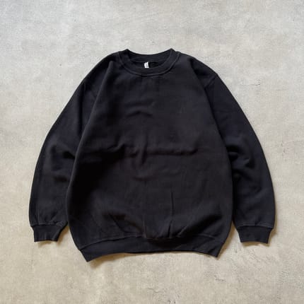 Sweater Crewneck AAStyle Basic Black