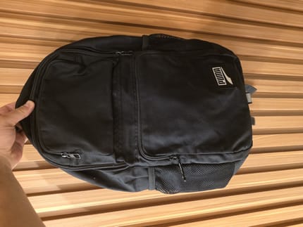 Ransel PUMA Hitam Multi Kompartemen