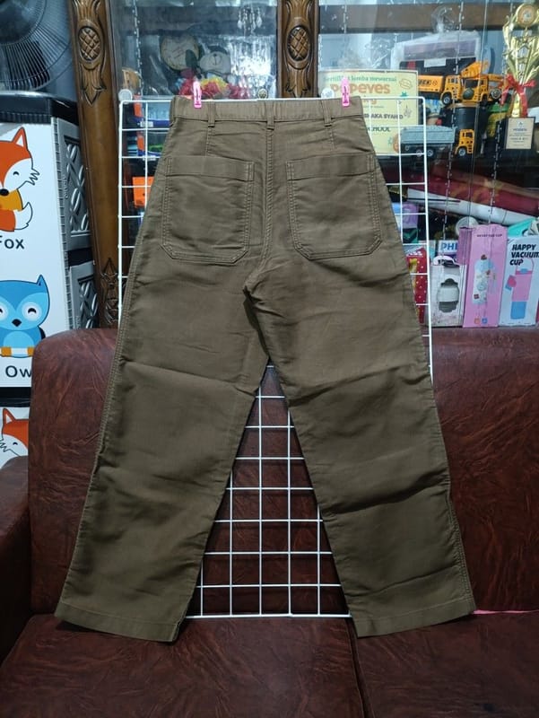 Uniqlo U Dark Brown Fatigue Long Pants, foto 4
