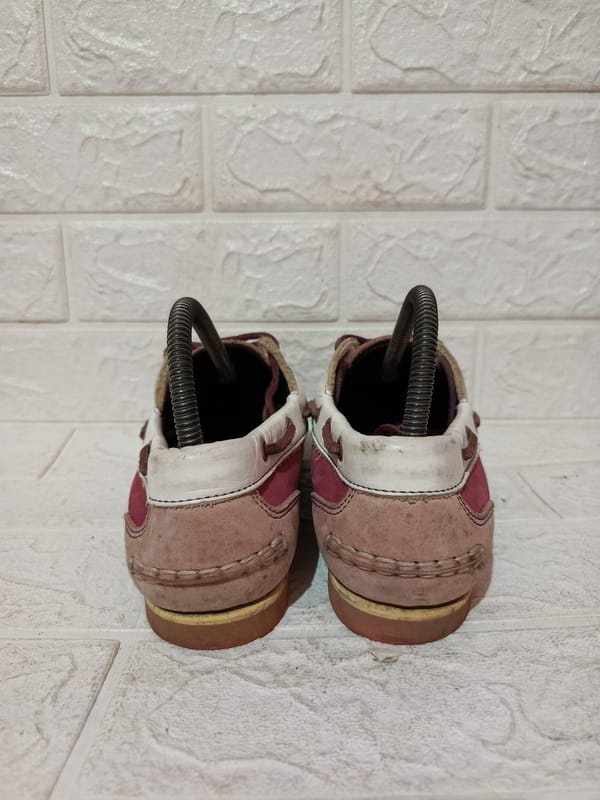 Timberland Loafers Leather White Pink, foto 3