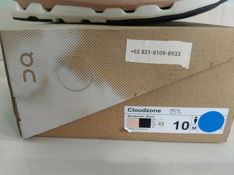 Dijual sepatu On Cloudzone, foto 2