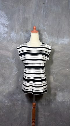 Issey Miyake Plantation Stripe Tops