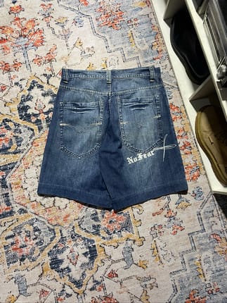 Short Denim Pants Stripe Puma