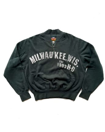 (Rare) 2000s HARLEY DAVISON Milwaukee Halfzip Jacket Japan M