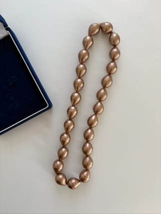 Authentic Pearl Brown Necklace