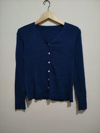 CARDIGAN BASIC NAVY