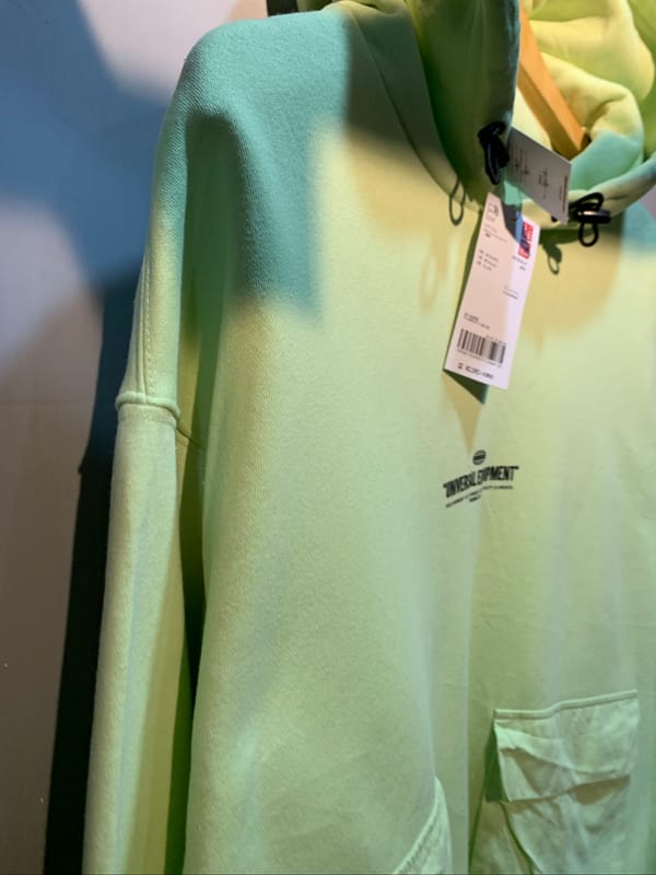 Hoodie Uni Basic Green, foto 2
