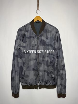 GUCCI 2010 BY FRIDA GIANNINI CAMOUFLAGE BOMBER JACKET