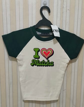 Kaos crop zara