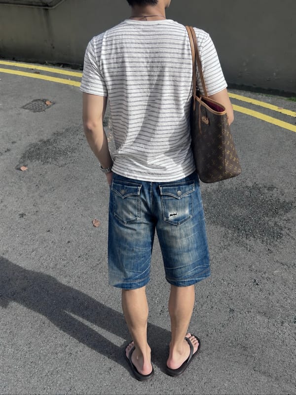 Y2K Uniqlo Double Zip Flap Pocket Jorts, foto 5