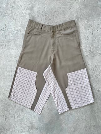 Scape Plaid Double Knee Shorts