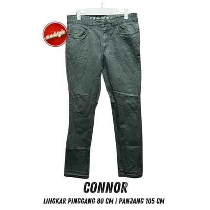 Connor ~ Celana Panjang Chinos Pria [Hijau Army]