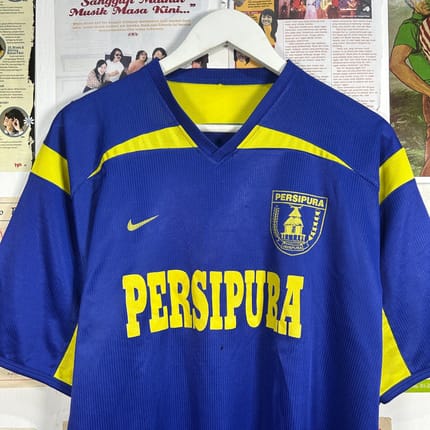 Jersey vintage klasik Nike Persipura Jayapura 2000 era Rare