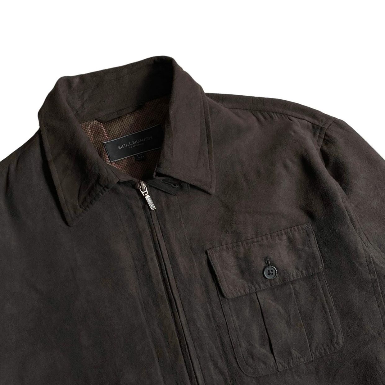 Vintage Casual Denim jacket Pria brown black, foto 3