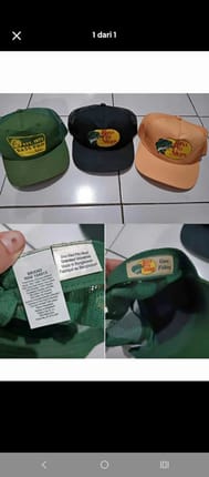 Topi BASPRO SHOP HIJAU