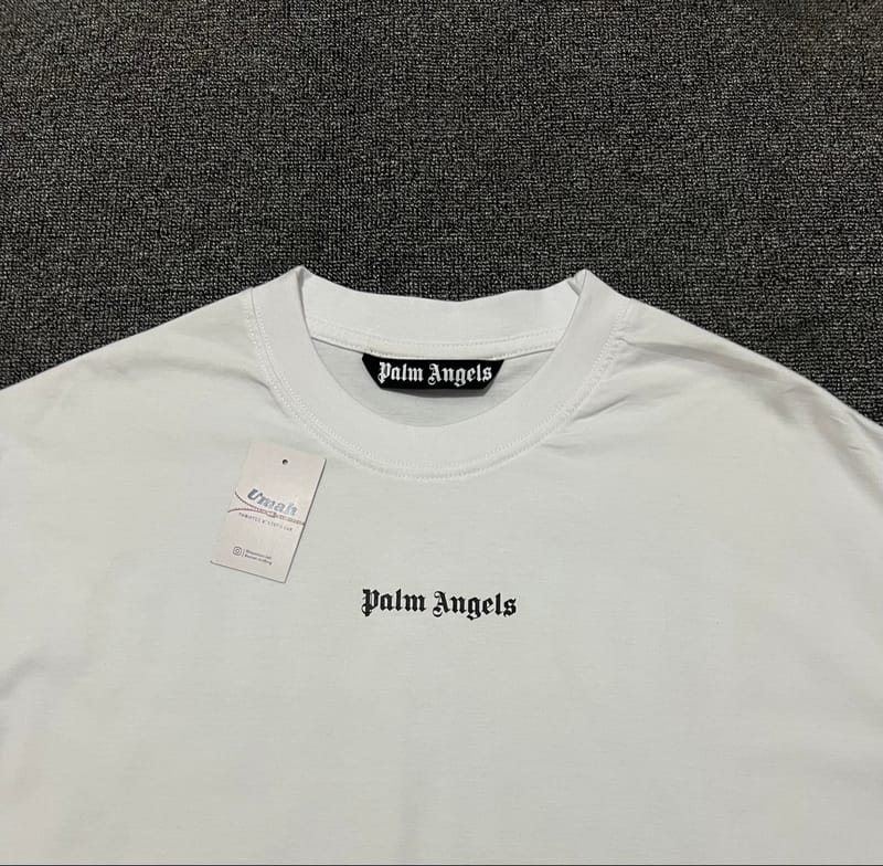 Palm Angels Classic Logo White Tee, foto 5