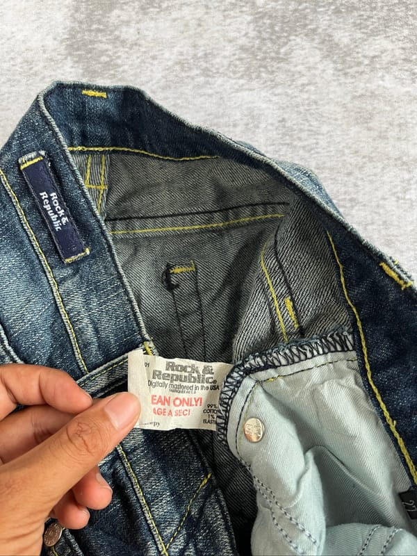 FLARE ROCK & REPUBLIC JEANS SIZE 30 SECOND, foto 9