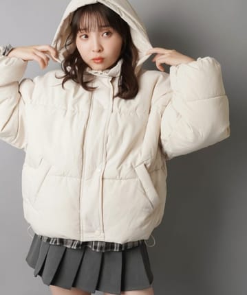 Sureve Boxy Oversized BW Puffer Jacket