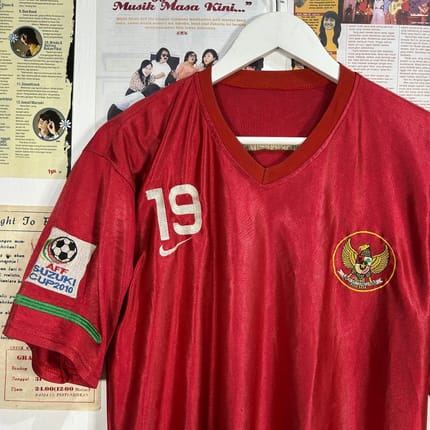 Jersey Vintage Timnas Indonesia Home AF Suzuki Cup 2010 Nike