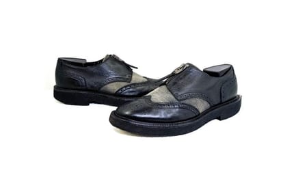 GIUSEPPE ZANOTTI 'Hilary' zip wing tip brogue derby shoes