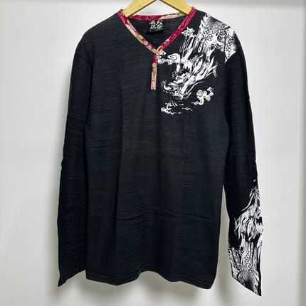 BULLET NOISE JAPANESE TRADITIONAL DRAGON LONGSLEEVE SUKAJAN