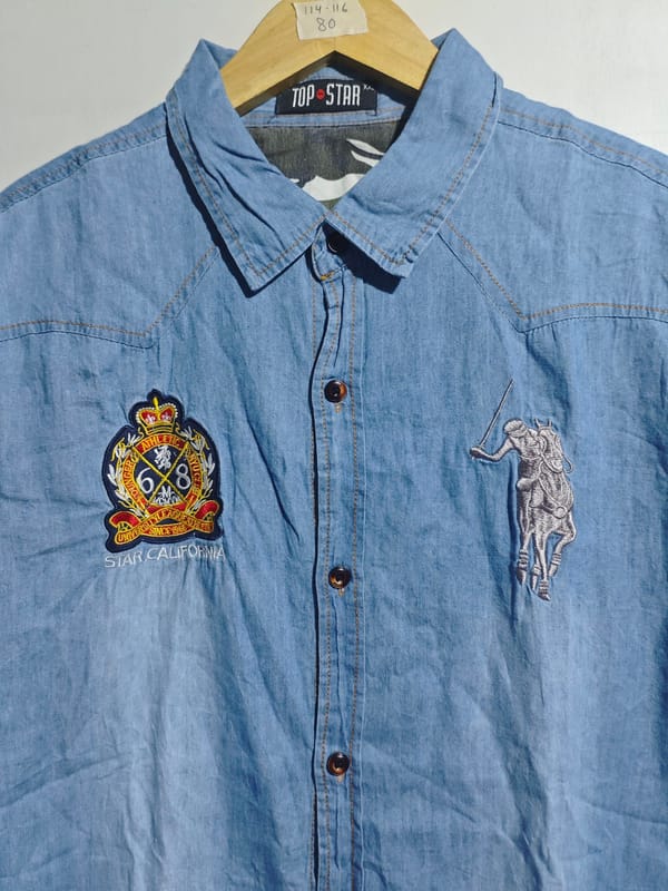 Kemeja Denim Topstar, foto 2